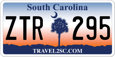 SC license plate ZTR295