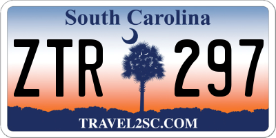 SC license plate ZTR297