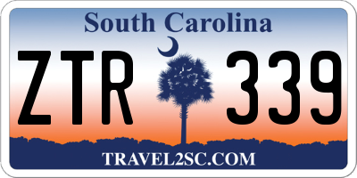 SC license plate ZTR339