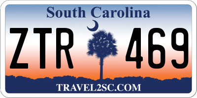SC license plate ZTR469