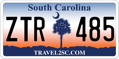 SC license plate ZTR485