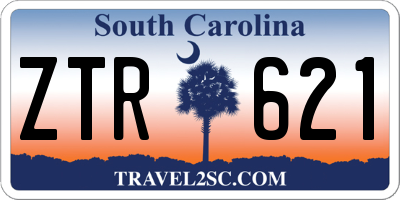 SC license plate ZTR621