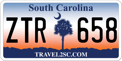 SC license plate ZTR658