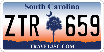 SC license plate ZTR659