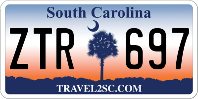 SC license plate ZTR697