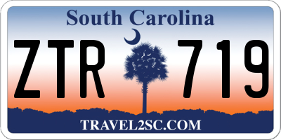 SC license plate ZTR719