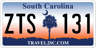 SC license plate ZTS131