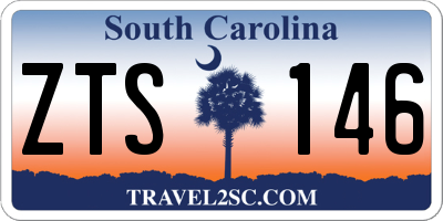 SC license plate ZTS146
