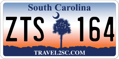 SC license plate ZTS164