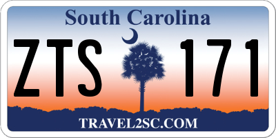 SC license plate ZTS171