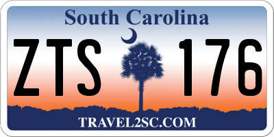 SC license plate ZTS176