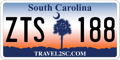 SC license plate ZTS188
