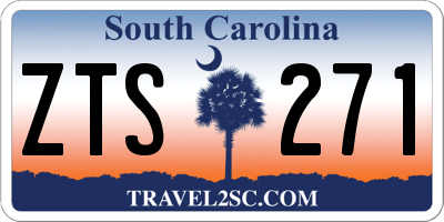 SC license plate ZTS271