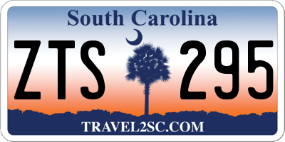 SC license plate ZTS295