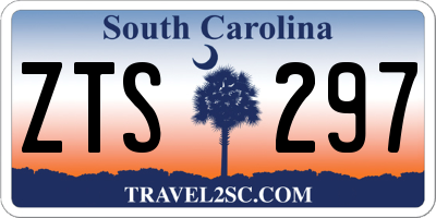 SC license plate ZTS297