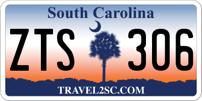 SC license plate ZTS306