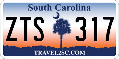 SC license plate ZTS317