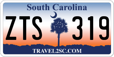 SC license plate ZTS319