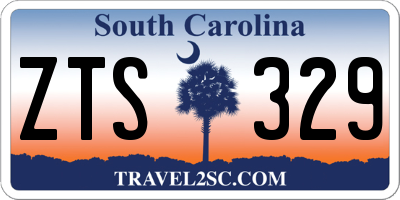 SC license plate ZTS329