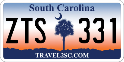 SC license plate ZTS331