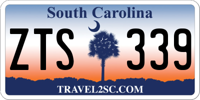 SC license plate ZTS339
