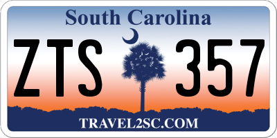 SC license plate ZTS357