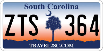SC license plate ZTS364