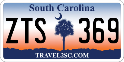 SC license plate ZTS369