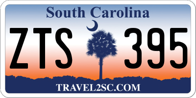 SC license plate ZTS395