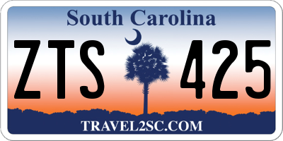 SC license plate ZTS425
