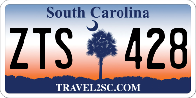 SC license plate ZTS428