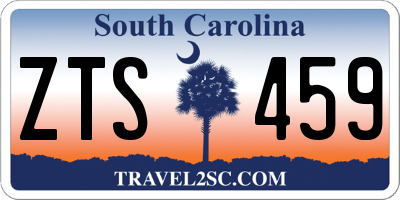 SC license plate ZTS459