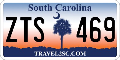 SC license plate ZTS469