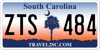 SC license plate ZTS484
