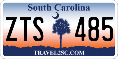 SC license plate ZTS485