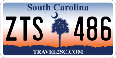 SC license plate ZTS486