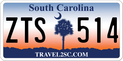 SC license plate ZTS514