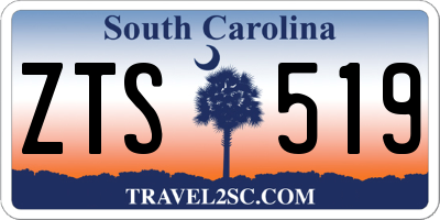 SC license plate ZTS519