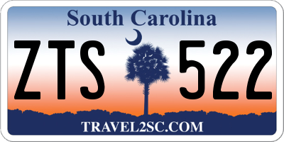 SC license plate ZTS522