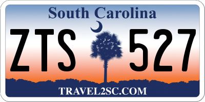 SC license plate ZTS527