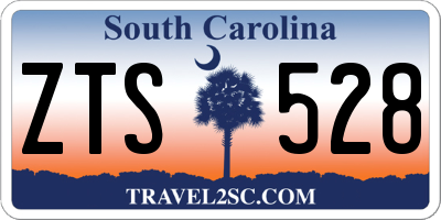 SC license plate ZTS528
