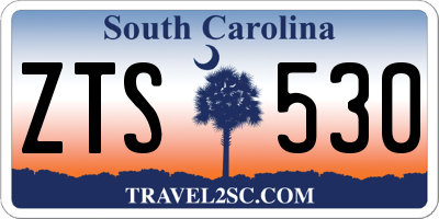 SC license plate ZTS530