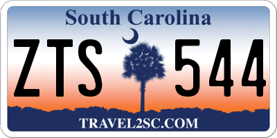 SC license plate ZTS544