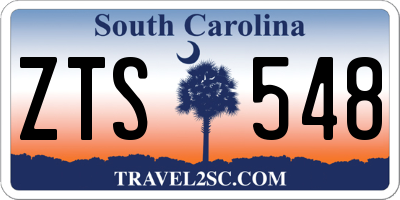 SC license plate ZTS548