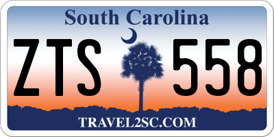SC license plate ZTS558