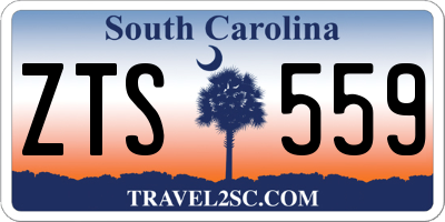 SC license plate ZTS559