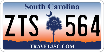 SC license plate ZTS564