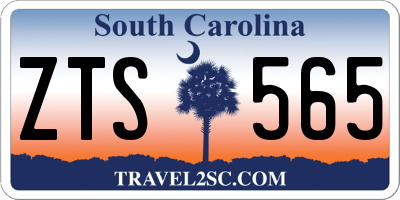 SC license plate ZTS565