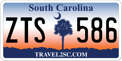 SC license plate ZTS586