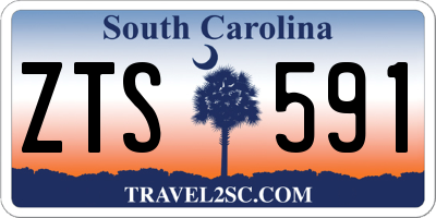SC license plate ZTS591